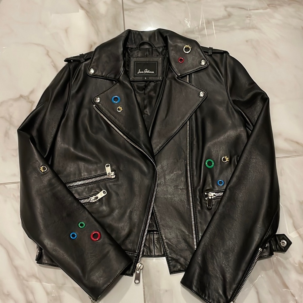 Sam Edelman Leather “Don’t Say No” Moto Jacket